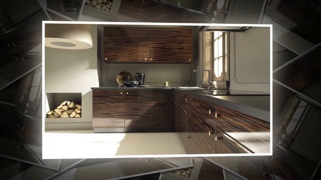 Шпонированные фасады для кухни | Veneer facades for kitchen смотреть онлайн