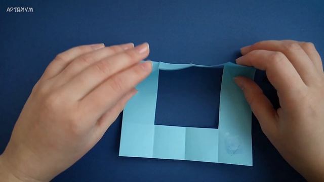 Бесконечная игрушка антистресс • Как сделать простое оригами из бумаги • Endless Card Origami смотреть онлайн