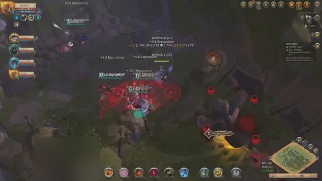 Albion Online - HCE - Stone Wars 18 (Tank POV) | How To Tank Stone Wars