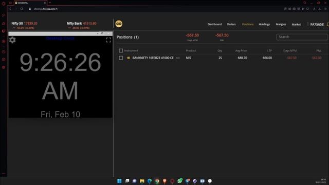 10-02-2023 | BANKNIFTY ITM OPTIONS | PYTHON TRADING BOT | #live #trades | #trading #vlog смотреть онлайн