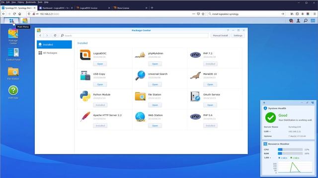 Installation of LogicalDOC into Synology смотреть онлайн