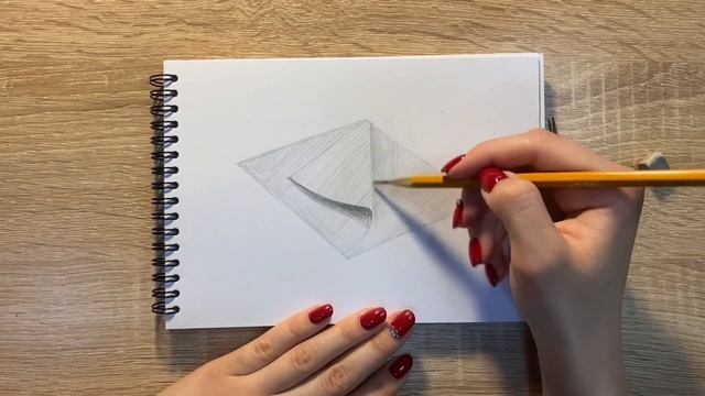 Как нарисовать салфетку карандашом | Рисунок для начинающих поэтапно смотреть онлайн
