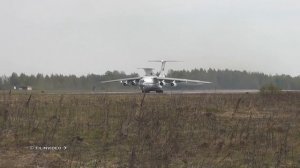 ✈Тверь - Мигалово. Взлет группы ВТА: Ан-124, Ил-76, Ан-22.