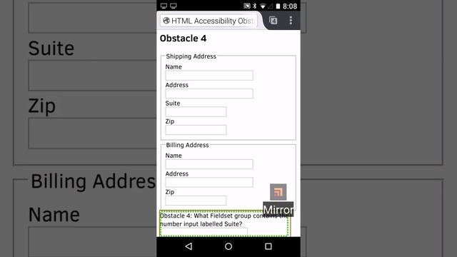 Firefox talkback Android HTML accessibility смотреть онлайн