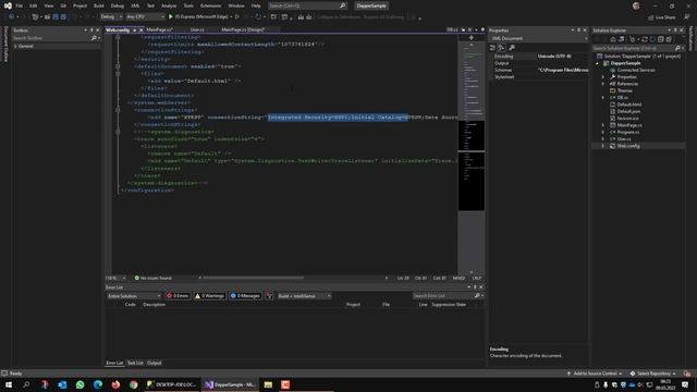 SQL Database Access in Wisej using Dapper смотреть онлайн