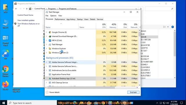 Uninstall Autodesk Desktop App on Windows 10 v2004 смотреть онлайн