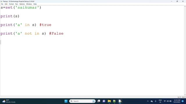 69 Membership Operators for Set in Python by #SaiKumarValaboju #Microsoft Python Certified смотреть онлайн