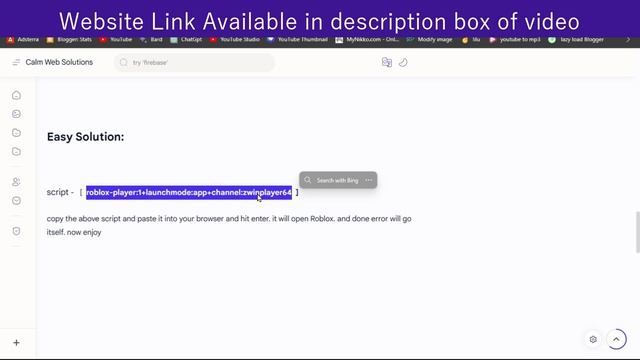 [ Fix ] Roblox Crash after Byfron Update- An unexpected error occurred and Roblox needs to quit смотреть онлайн