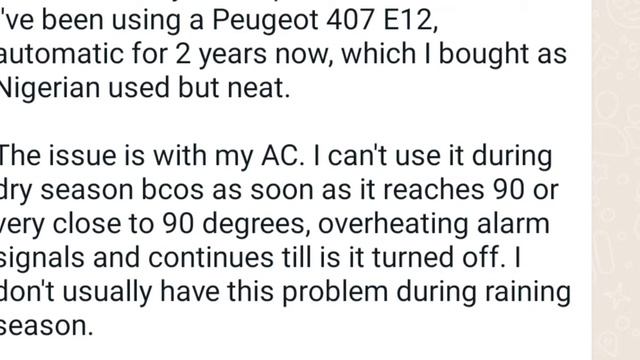 My Peugeot 407 Auto With EW12J4 Overheats With AC: Solutions. смотреть онлайн