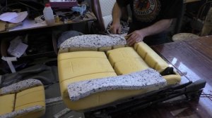 Как восстановить поролон на сидении ?  и слегка нарастить боковую поддержку. ?Перетяжка.