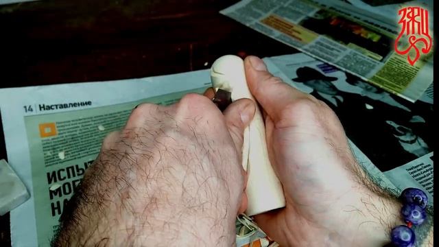 Урок резьбы по дереву. На примере славянского чура. смотреть онлайн