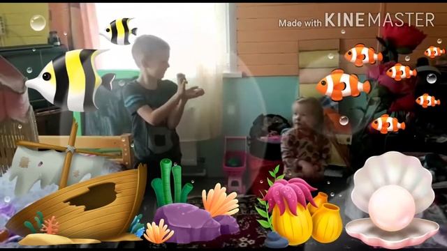 Весёлая разминка для детей "Акулёнок" (Baby Shark) от младшей группы 2 смотреть онлайн