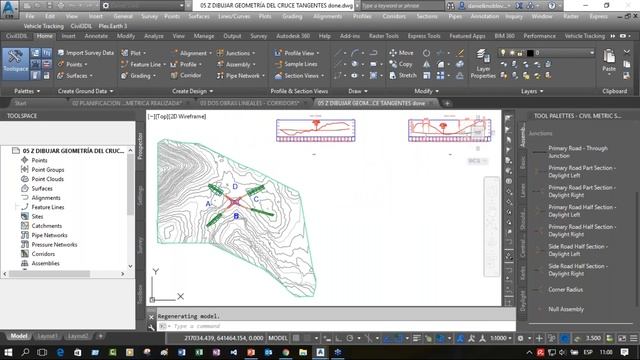 Creación de Intersecciones en AutoCAD Civil 3D смотреть онлайн