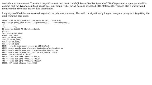 Databases: Get top SQL Queries that aren't stored procs/functions/triggers (3 Solutions!!) смотреть онлайн