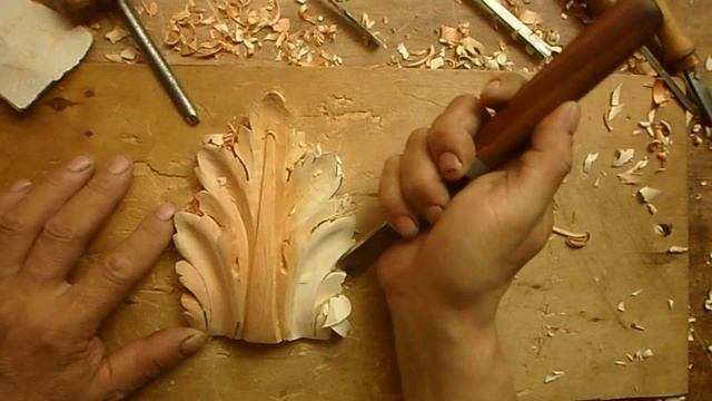 Резьба по дереву акант. смотреть онлайн