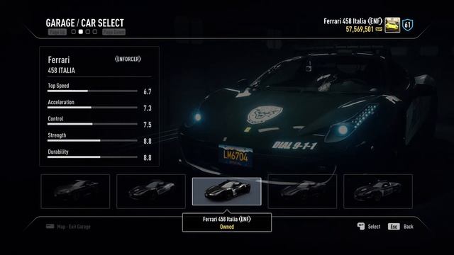 NFS Rivals Car List смотреть онлайн