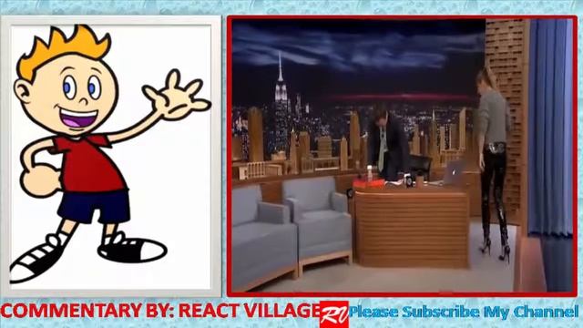 Reaction of REACT VILLAGE Gisele Bündchen Passes the Runway Model Torch to Jimmy in a Walk Off смотреть онлайн