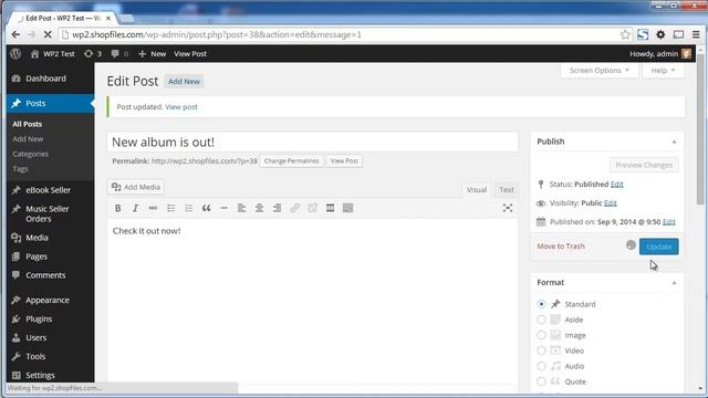 WordPress Music Seller Plugin Demo by shopfiles.com смотреть онлайн