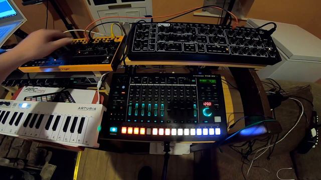 Dawless Industrial Jam. Roland TR8S, Behringer Crave, Behringer Pro-1. Recorded Live. @dasarvy
