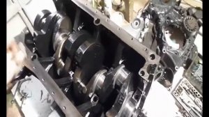 Окончание разборки, съем масляной форсунки ом 601 Sprinter 7#