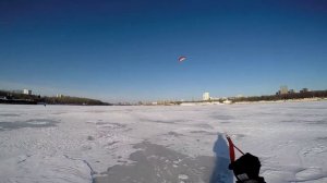 Пилотажный кайт- что это? пробуем зимний ветер.