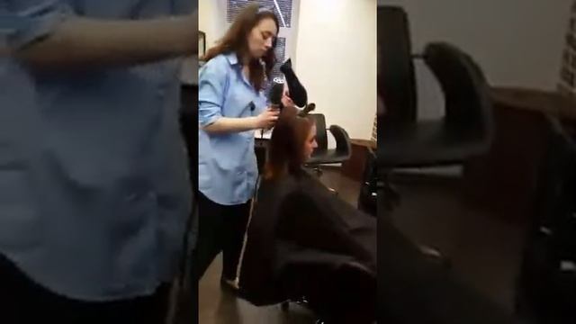 Укладка на средние волосы