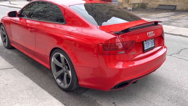 2013 (B8.5) Audi RS5 - Misano Red / Black Optics