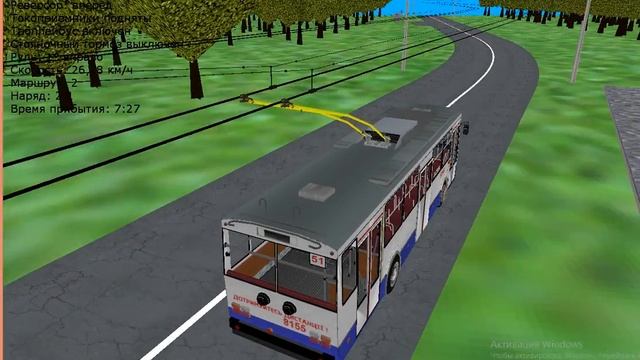 Trancity. Алушта. Троллейбус. Маршрут 2. Обратный рейс. ОБО ВСЁМ И НИОЧЁМ.