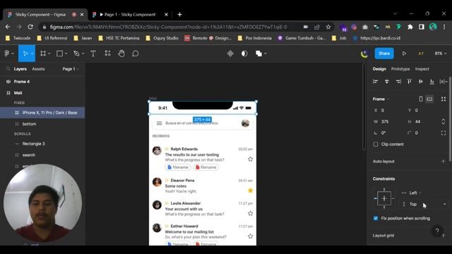Tutorial Membuat Komponen Sticky di Figma Pemula смотреть онлайн