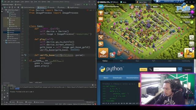 Automatización de Juegos de Android con Python (Parte 2): PyCharm, ADB, OpenCV, Tesseract, Memu смотреть онлайн