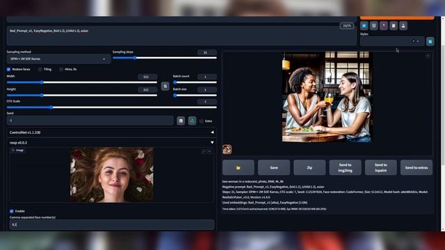 Guida ROOP su STABLE DIFFUSION // Web UI Automatic1111 смотреть онлайн