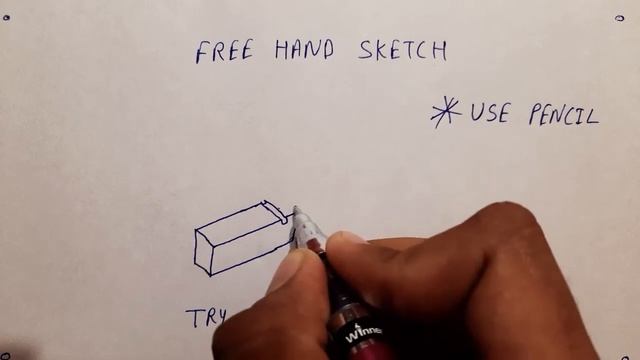 try square | | Free Hand sketch |free hand drawing |Engineering drawing | ED | смотреть онлайн