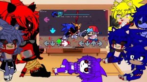 Sonic.Exe React's To Vs Og Sonic.Exe || Fnf || {Sea Gacha}