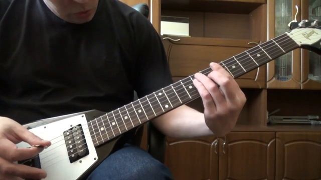 Самый простой РИФ на электрогитаре №5 смотреть онлайн