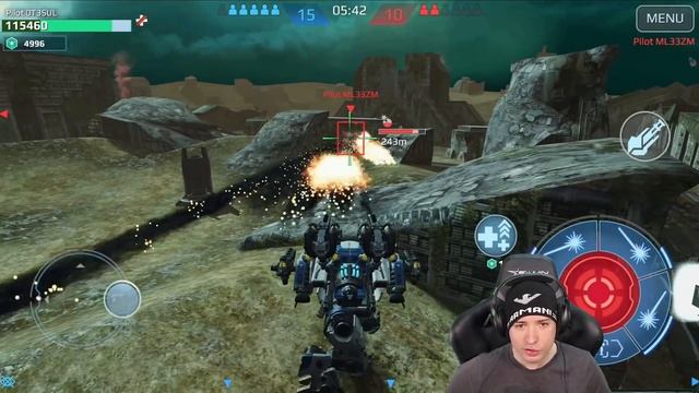 3 New Weapons INCINERATOR + SCORCHER + SCALD War Robots Test Server Gameplay WR смотреть онлайн