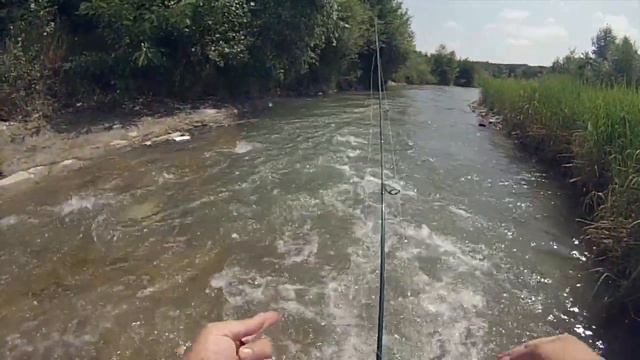 Голавль на малой реке! Воблер Yo-Zuri L-Minnow Рулит! смотреть онлайн