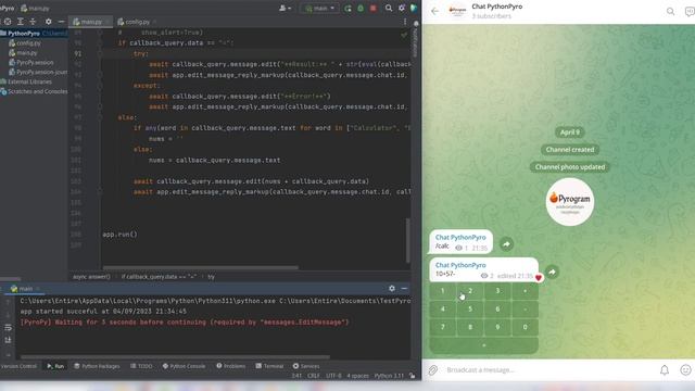 That's why you shouldn't create a calculator in Telegram using the bot API смотреть онлайн