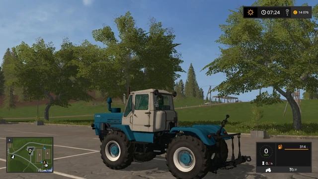 Farming Simulator 17. Мод: ХТЗ Т-150К. (Ссылка на мод в описании) смотреть онлайн
