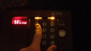 Включение домофона Eltis DP400-TD16