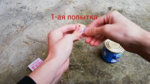 Как открыть сгущёнку спичкой