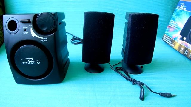 Unboxing (rozpakowywanie) 3 - Zestaw głośników w systemie 2.1 Titanum смотреть онлайн