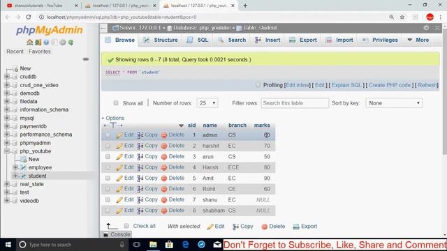 PHP | MYSQL Aggregate Count() function With Example in HINDI смотреть онлайн