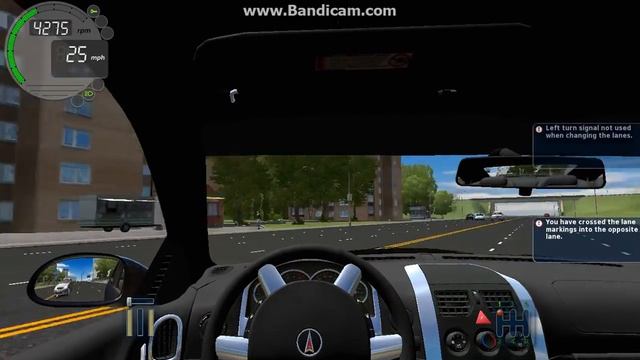 City Car Driving 1.5.1 - Pontiac GTO 2006 смотреть онлайн