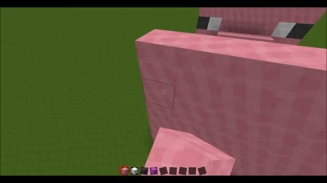 How to make a Minecraft Pig Face смотреть онлайн