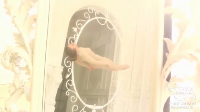 Сольный акробатический номер в партерном кольце на свадьбу, юбилей и корпоратив в Москве смотреть онлайн