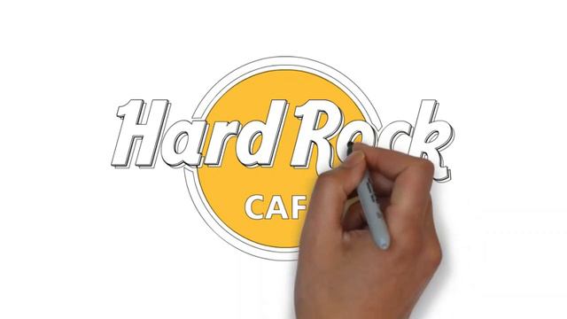 HOW TO DRAW HARD ROCK CAFE LOGO смотреть онлайн