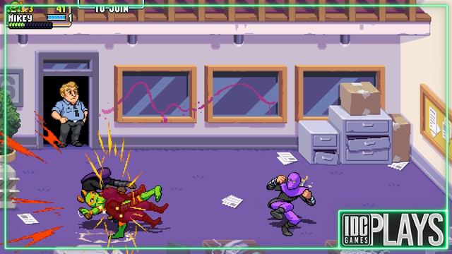 Teenage Mutant Ninja Turtles: Shredder's Revenge – Chapter 1 – Gameplay No Commentary – IDC Plays смотреть онлайн