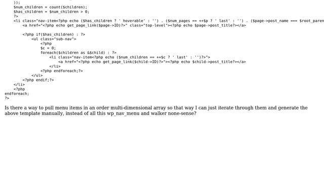 Wordpress: Getting menu items like get_pages смотреть онлайн