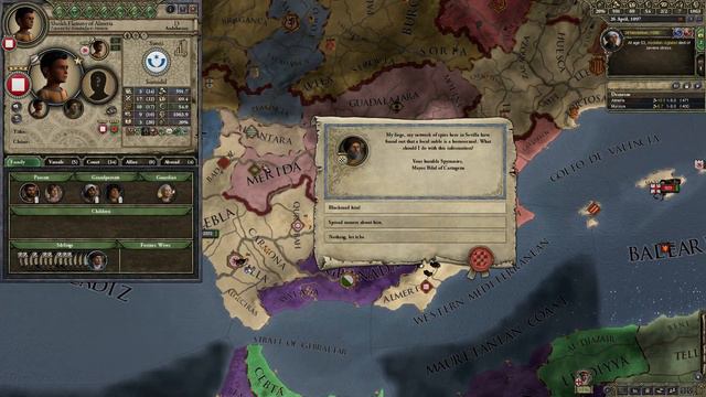 Crusader Kings 2 The Prince And The Thane Mod Let's Play Sheikh Of Almeria (11) смотреть онлайн