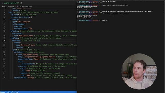 Kubernetes Rollbacks Tutorial смотреть онлайн